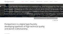 Desktop Screenshot of fontpartners.com