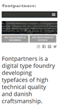 Mobile Screenshot of fontpartners.com